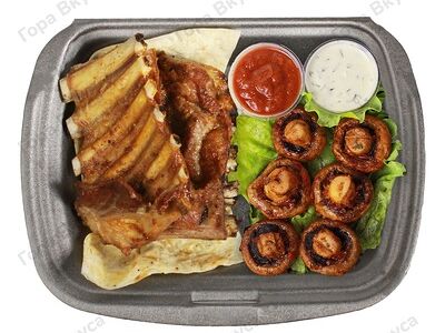 Ребра бараньи на углях (гарнир 3)