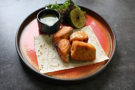 Шашлык из семги