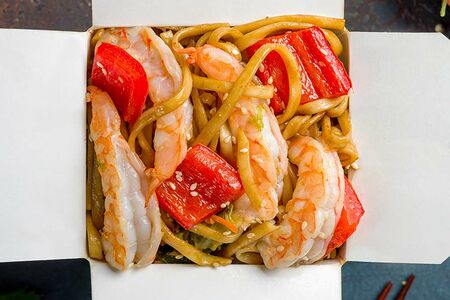 Вок с Креветками удон