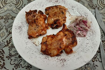 Шашлык из курицы (бедро)