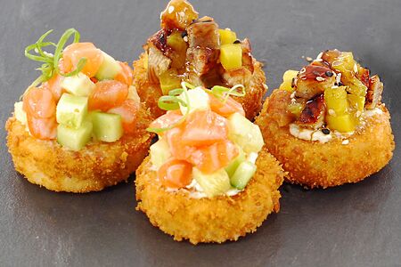 Закуска Ролики Креветка и ананас