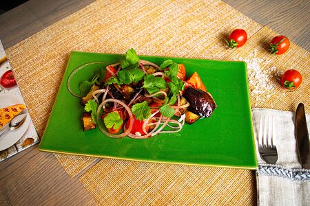 Салат Тайский баклажан