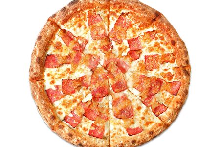 Пицца Бекон-чеддер на тонком тесте