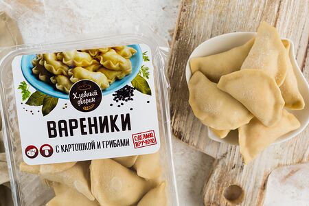 Вареники картошкой и грибами