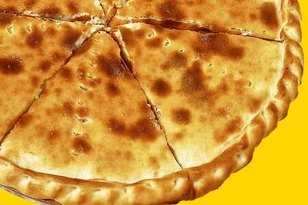 Картофель лук пицца закрытая