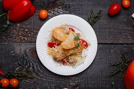 Цезарь с курицей