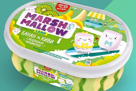 Мороженое Marsh & Mallow Land Банан-киви