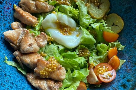 Теплый салат