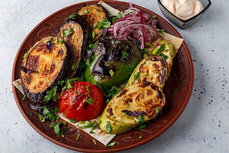 Овощи на углях