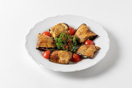 Конвертики из баклажан