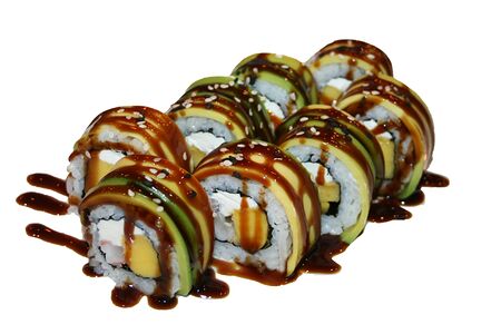 Зелёный ролл авторский