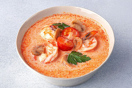 Том Ям с креветками