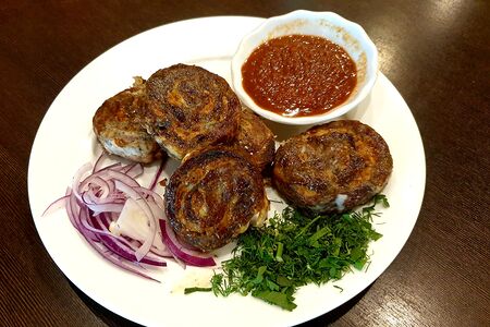 Говяжий шашлык рулетик