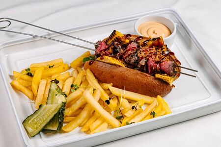 Хот-дог с ростбифом