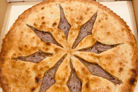 Пирог с мясом и болгарским перцем