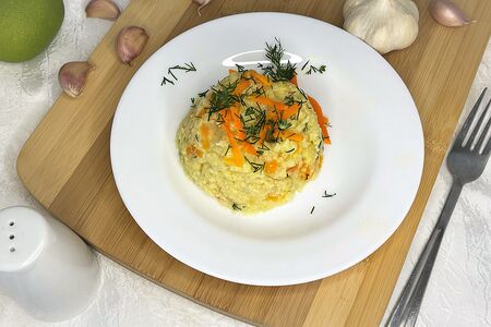 Каша пшенная с овощами