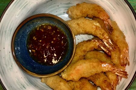 Креветки темпура