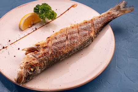 Сибас на гриле