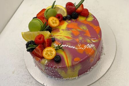 Торт Мусс манго-маракуйя