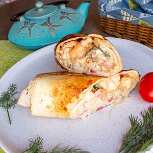 Шаурма с Королевской креветкой