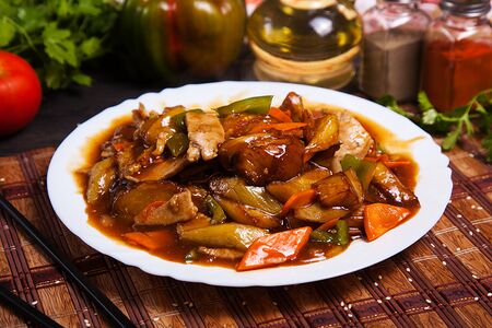 Баклажаны со свининой