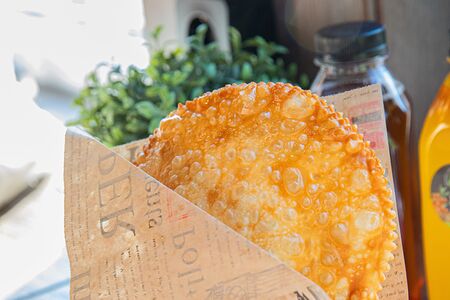 Снупшоп с картошкой и сосиской