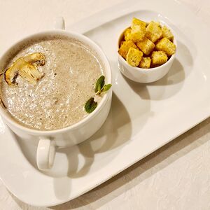 Крем-суп из шампиньонов