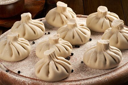 Хинкали с бараниной