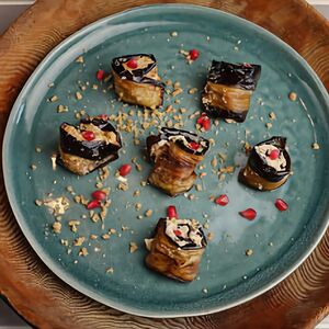 Баклажаны с орехами