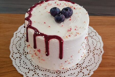 Пирожное Черничное творожно-йогуртовое