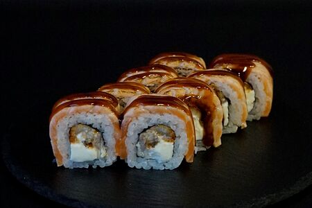 Опаленный лосось