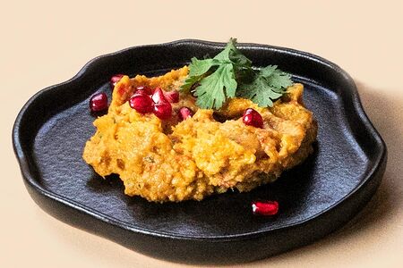 Пхали из печеной тыквы