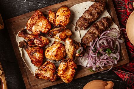 Шашлык из куриной голени