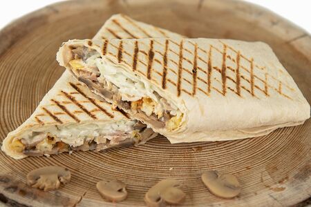 Шаурма грибная Big в пшеничном лаваше