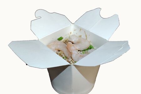 Вок с морепродуктами