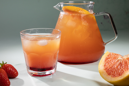 Айс-ти грейпфрут-клубника. Мега