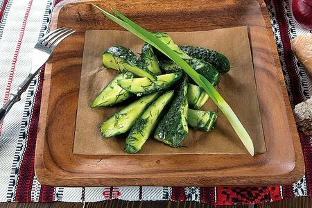 Огурчики свежепросоленные