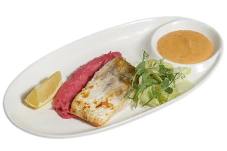 Филе судака с пюре