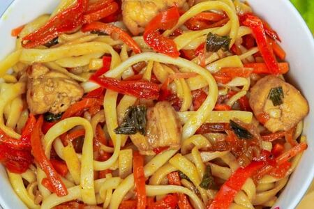 Wok со свининой