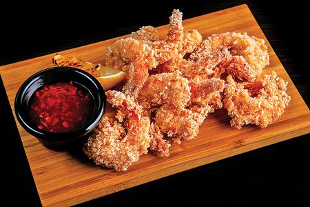 Тигровые креветки в панировке