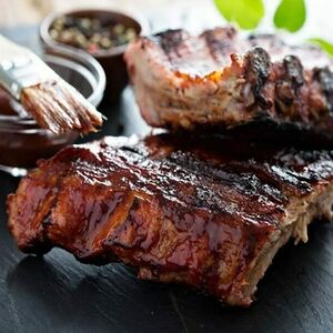 Свиные ребрышки на мангале