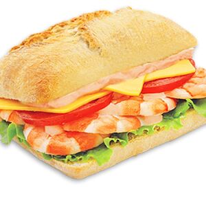 Чиабата С тигровыми креветками