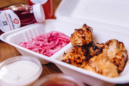 Шашлык из куриного бедра