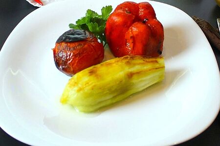 Овощи на мангале