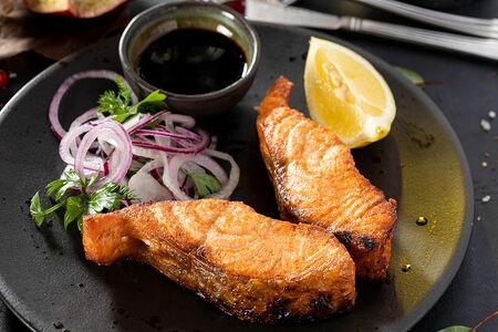 Шашлык из семги