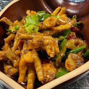 Куриные лапы отварные