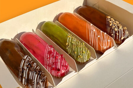 Набор эклеров с кремом маскарпоне