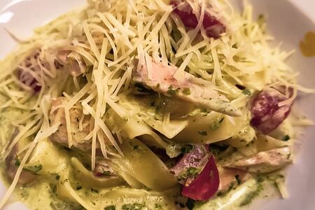 Феттуччине Аль Сальмоне