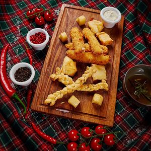 Доска жареных сыров