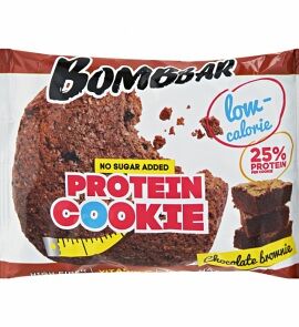 Низкокалорийное печенье bombbar - шоколадный брауни